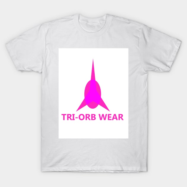 TRI-ORB WEAR, PINK VERSION LOGO DESIGN BEST AND VIBRANT T-Shirt by STARNET